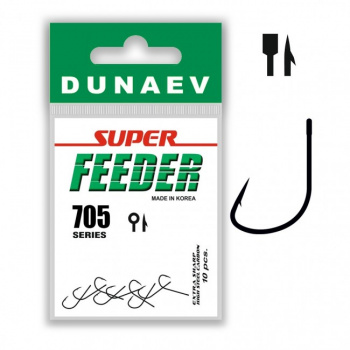 Крючки Dunaev Super Feeder 705 #14 (с колечком) - фото