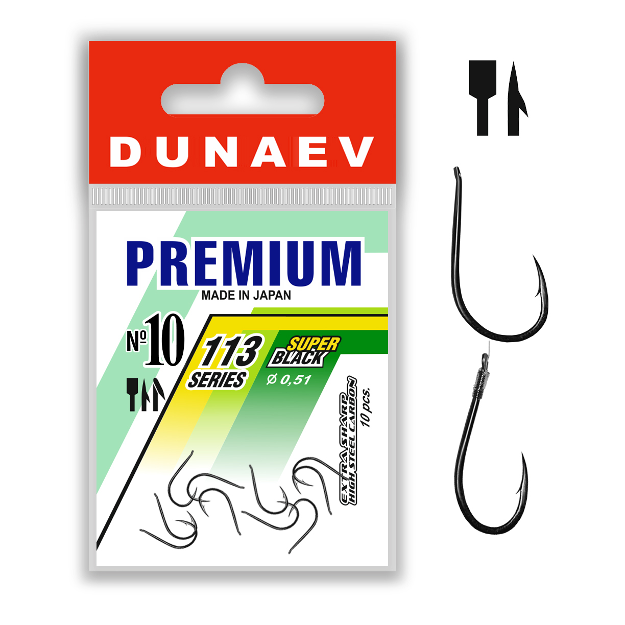 Крючок Dunaev Premium 113 #10
