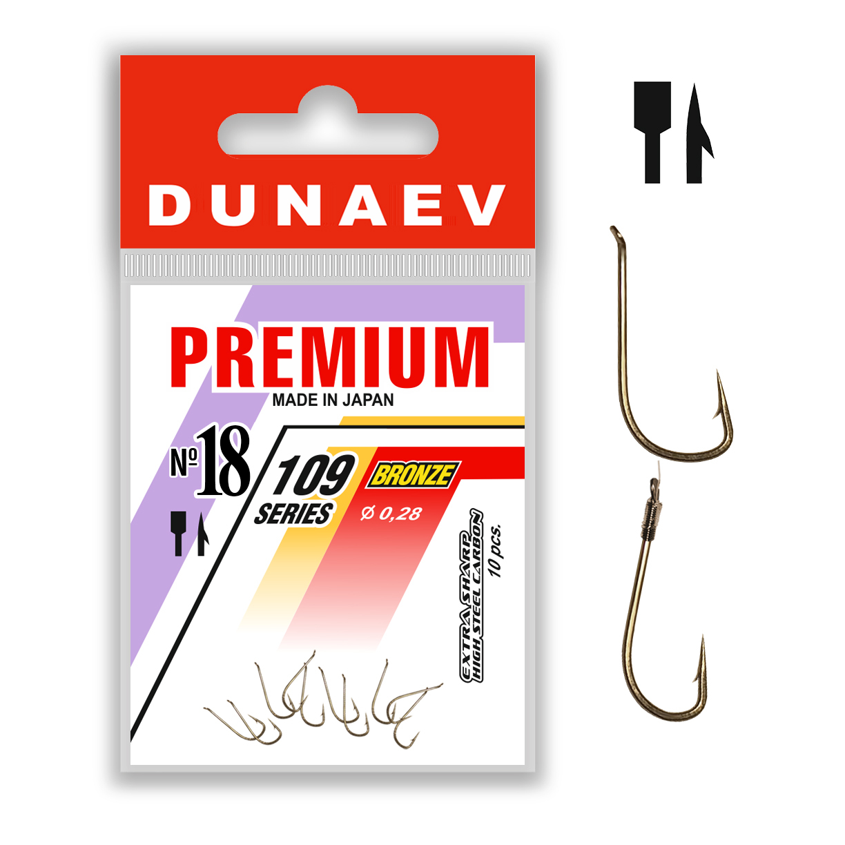 Крючок Dunaev Premium 109 #18