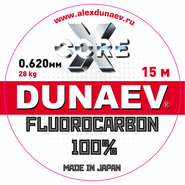 Леска Dunaev Fluorocarbon 0.620мм 15м - фото