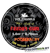 Фидергам Волжанка Pro Sport Feeder Gum 0.7 мм, 5м - фото