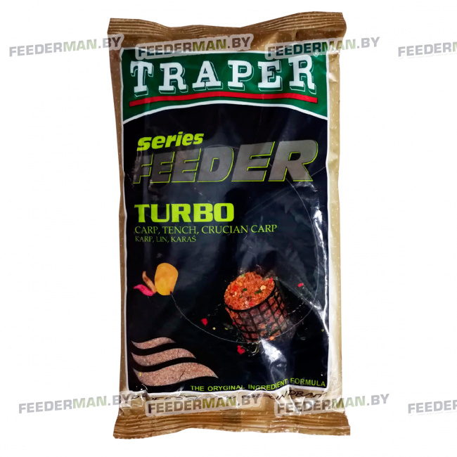Прикормка Traper Feeder 1кг Turbo