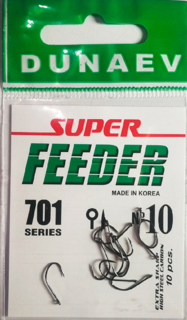 Крючки Dunaev Super Feeder 701 #10 (с колечком)