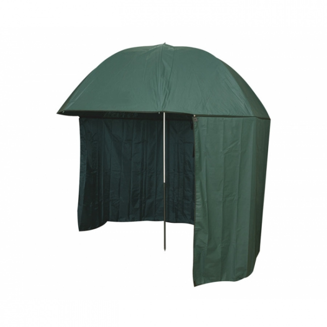 Зонт ПВХ рыболовный с тентом FLAGMAN. Диаметр - 2,50 m., цвет - зеленый - фото