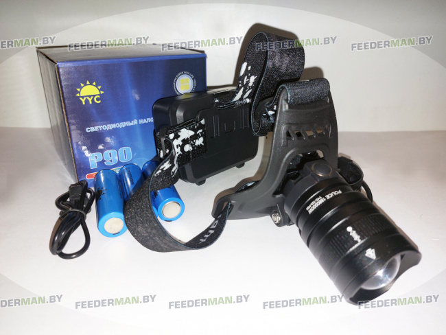 Светодиодный налобный фонарь, аккумуляторный YYC T23-P90 - фото5