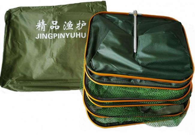 Прорезиненный садок 3м JINGPIN+сумка чехол на молнии - фото3