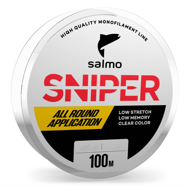 Леска монофильная Salmo SNIPER CLEAR (100м 0.20мм)