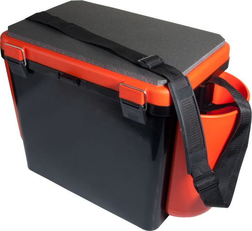 Ящик зимний Helios FishBox (19 л; оранжевый) - фото2