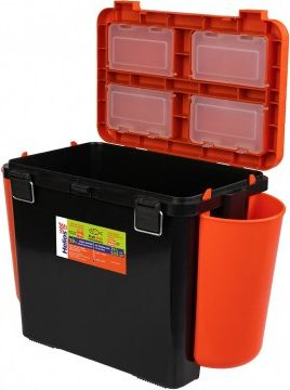 Ящик зимний Helios FishBox (19 л; оранжевый) - фото3