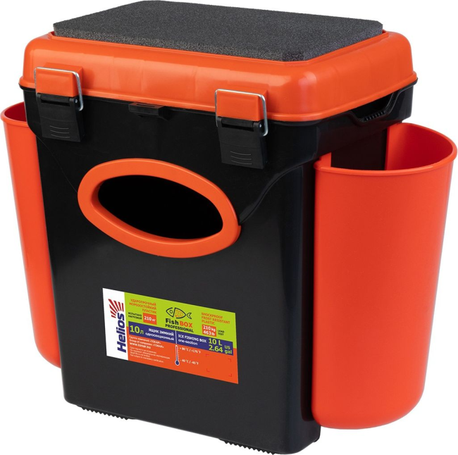 Ящик зимний Helios FishBox (10 л; оранжевый)