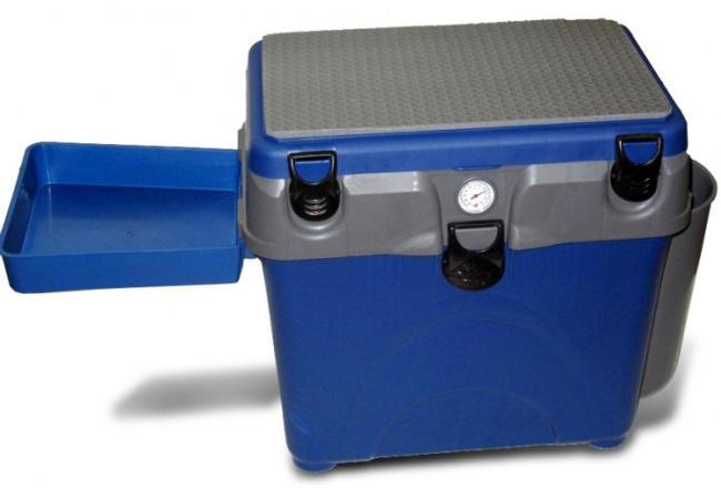 Рыболовный ящик A-elita A-Box зимний с термометром Синий - фото
