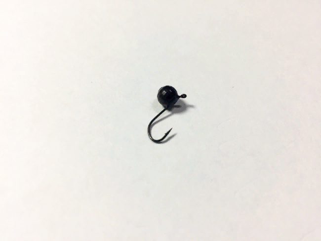 Мормышка вольфрамовая W Spider Шар с ушком мелкая грань 5.0мм 1,12гр цвет BN (10шт. в уп.) - фото2