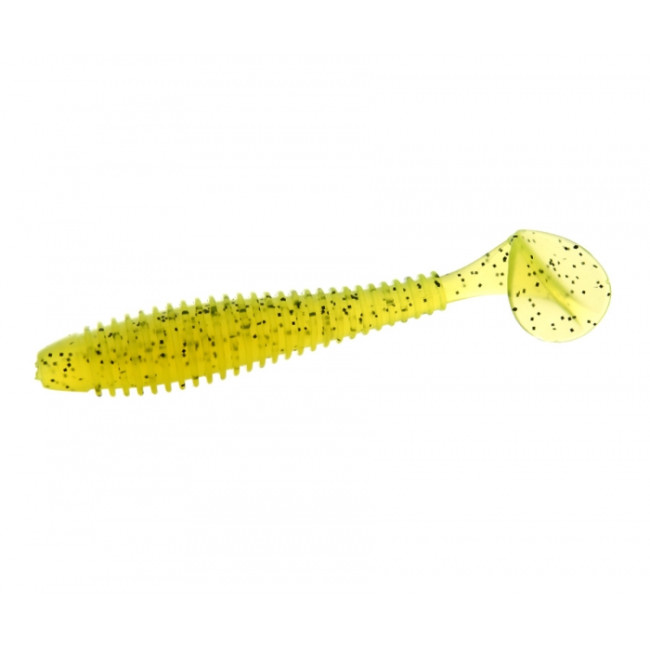 Виброхвост FLAGMAN Mystic Fish Fat 3,8'' #112 Chartreuse
