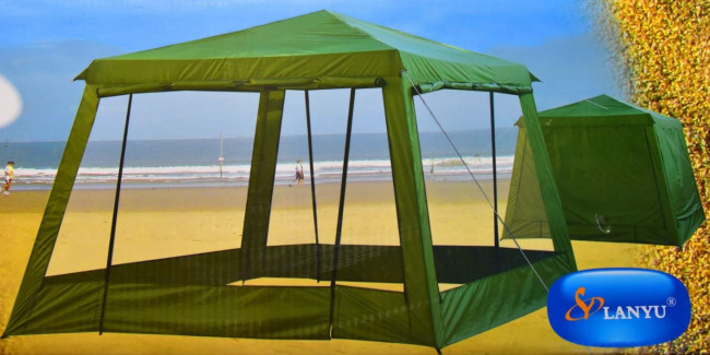 Палатка туристическая Шатер (320×320×245 см) - фото3