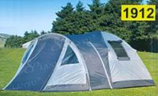 Палатка туристическая трёхместная (Д(90+90+210)×Ш210×В150) - фото2