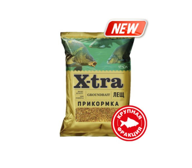 ПРИКОРМКА X-TRA 750Г - ЛЕЩ ЖЕЛТАЯ (КРУПНАЯ ФРАКЦИЯ) - фото