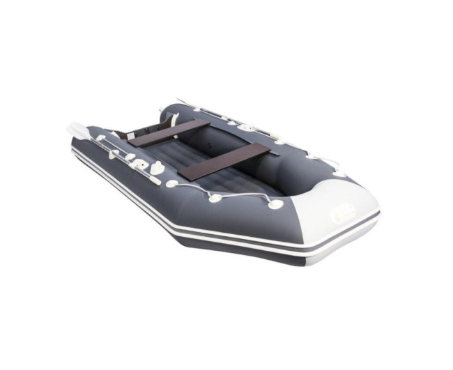 Лодка Аква 3600 НДНД светло-серый/ графит - фото3