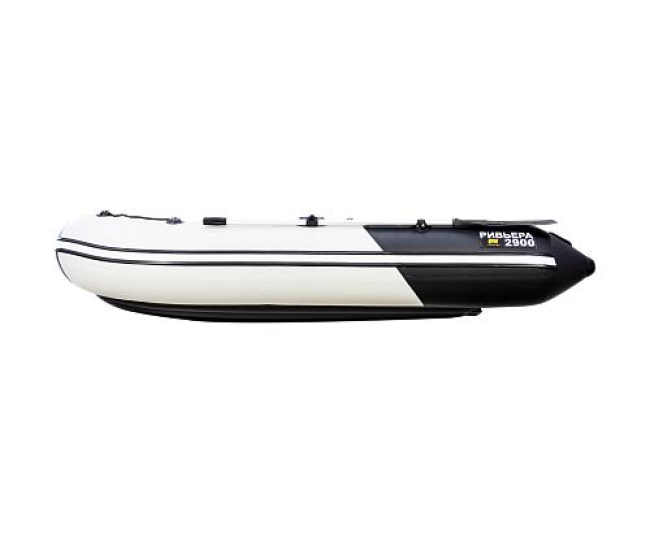 Лодка Ривьера Компакт 2900 НДНД Комби светло-серый/черный - фото7