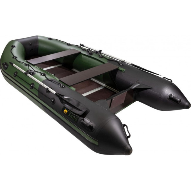 Лодка Ривьера Максима 3400 СК зелёный/черный - фото3