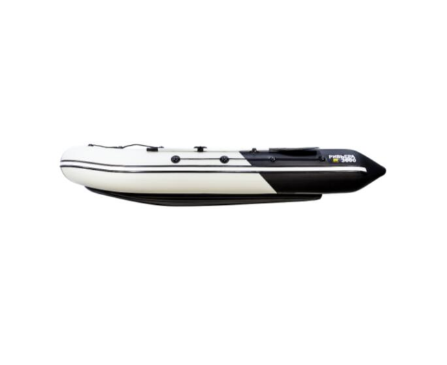 Лодка Ривьера 3800 Килевое НД комби светло-серый/черный - фото5