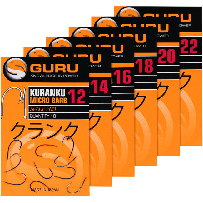 Крючок GURU Kuranku №20 микробородка с лопаткой - фото2