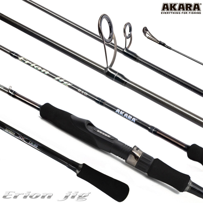 СПИННИНГ AKARA ERION JIG SPIN IM9 10-30гр 2,48м - фото