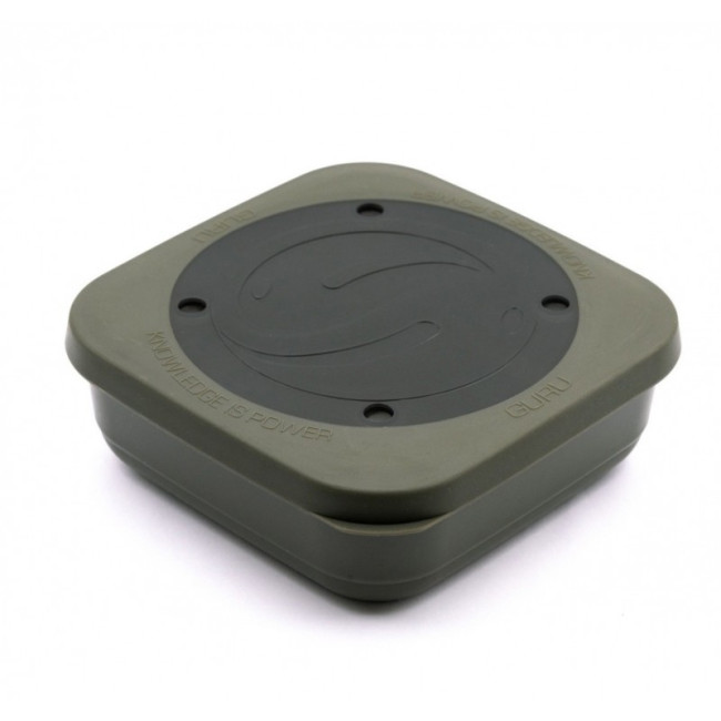 Коробка рыболовная Guru Bait Box Solid Lid 2.2 / GBB002 (зеленый) 1.25л