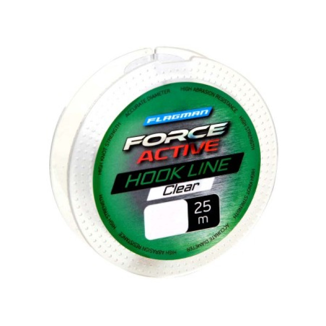 Леска FLAGMAN Force Active Hook Lenght 25м 0,18мм