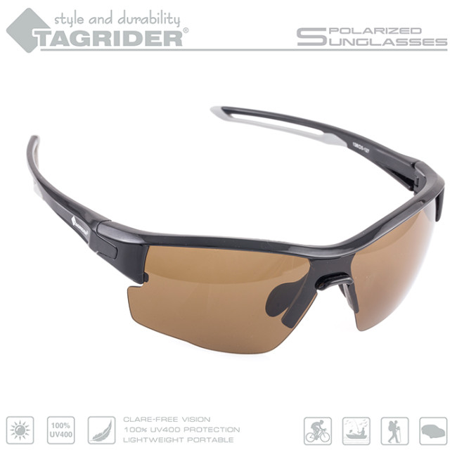 ОЧКИ ПОЛЯРИЗАЦИОННЫЕ TAGRIDER В ЧЕХЛЕ N14-1 BROWN