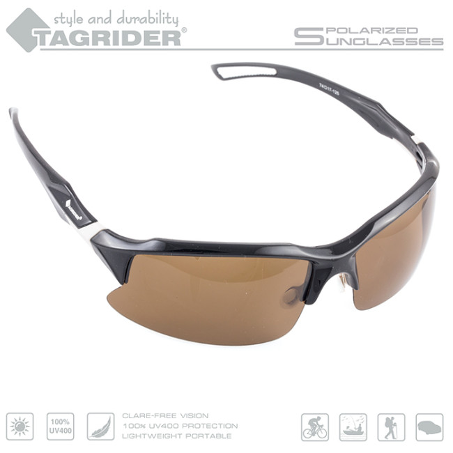 ОЧКИ ПОЛЯРИЗАЦИОННЫЕ TAGRIDER В ЧЕХЛЕ N12-1 BROWN
