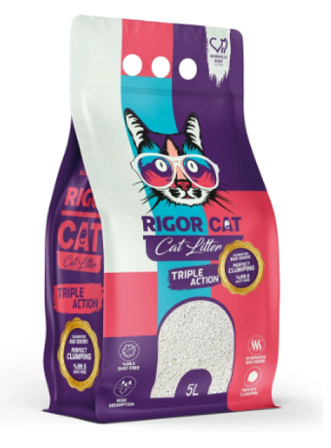 Rigor Cat Наполнитель бентонитовый Марсельское мыло 5л