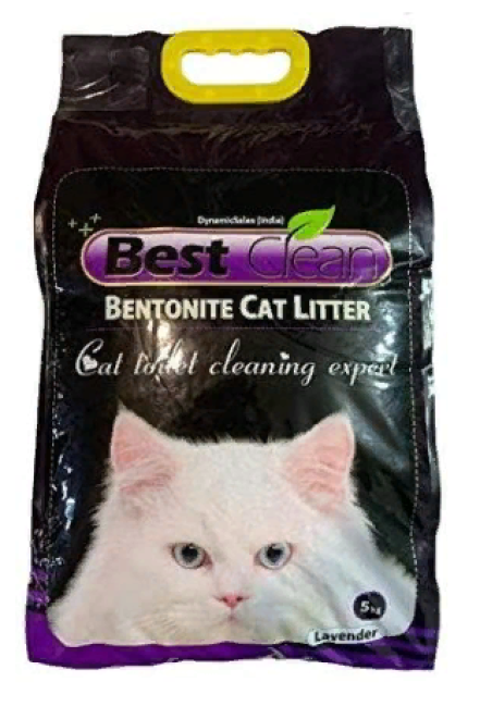 Best Clean Наполнитель бентонитовый (Лаванда) 5л.