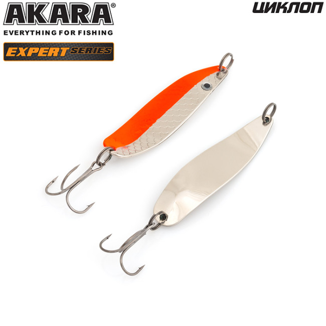 БЛЕСНА КОЛЕБЛЮЩАЯСЯ AKARA EXPERT ЦИКЛОП 75 (13 ГР) 15/SIL