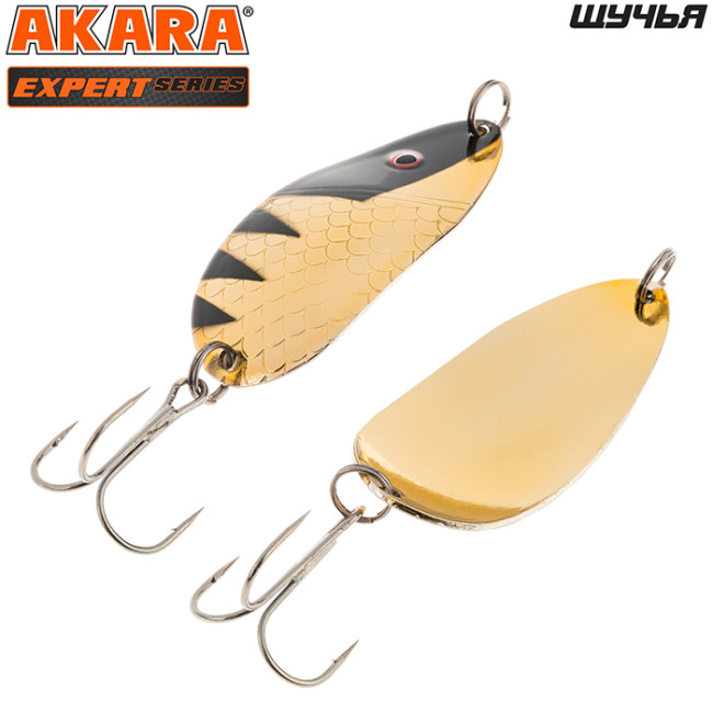 БЛЕСНА КОЛЕБЛЮЩАЯСЯ AKARA EXPERT ЩУЧЬЯ 65 (15 ГР) 13/GO