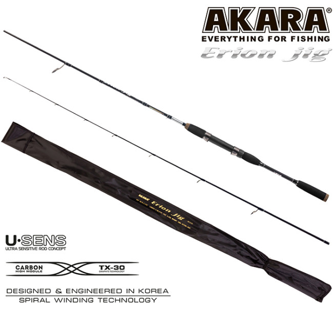 СПИННИНГ AKARA ERION JIG L (3-12 Г) 2,28м фото-2