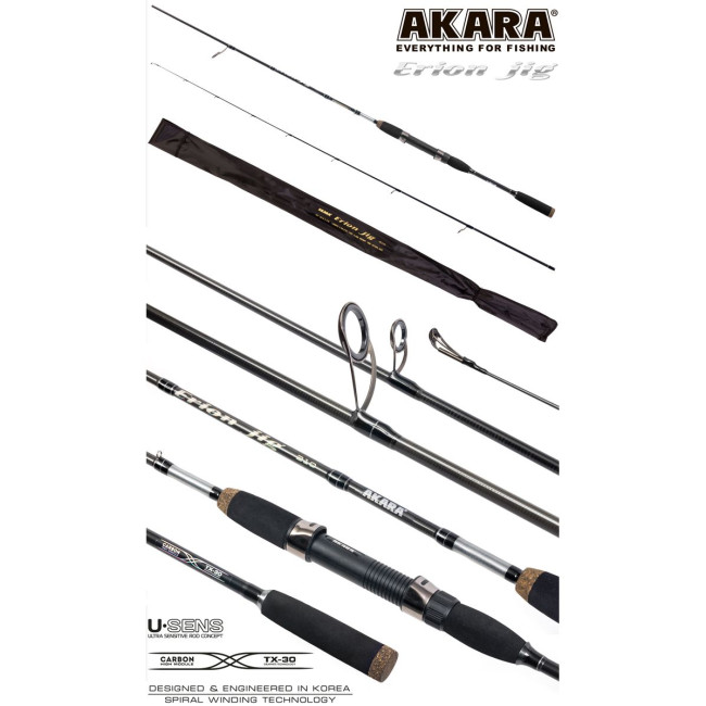 СПИННИНГ AKARA ERION JIG L (3-12 Г) 2,28м фото-3