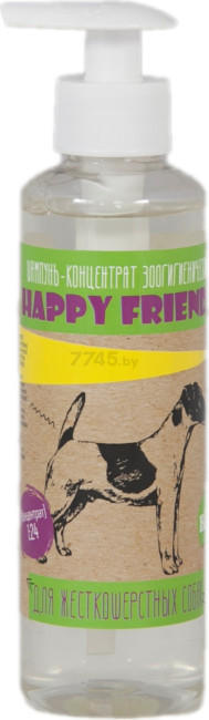 Шампунь для жесткошерстных собак HAPPY FRIENDS 240 мл