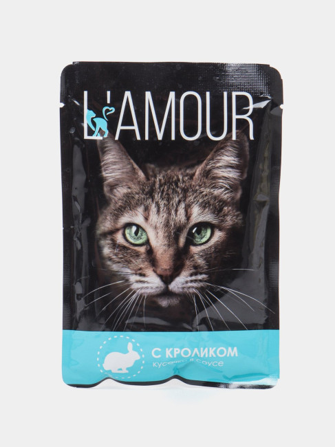 L’AMOUR для кошек с кроликом в соусе