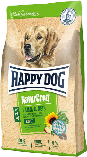 Сухой корм для собак HAPPY DOG NaturCroq ягненок с рисом 15кг