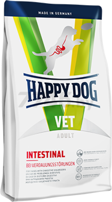 Сухой корм для собак HAPPY DOG Vet Diet Intestinal с проблемами пищеварительной системы 4кг