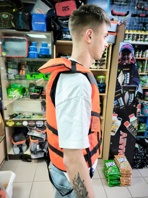 Жилет спасательный WaterSafe до 35кг фото-4