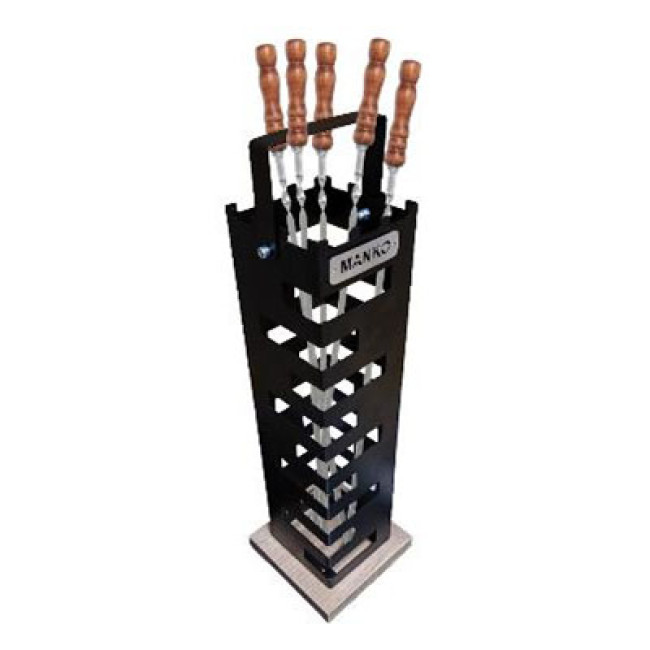 Подставка для шампуров в стиле «Лофт» № 1 - фото2