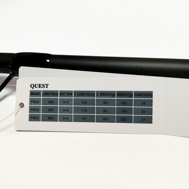 Удилище фидерное Kaida Quest Feeder 3.3м 50+ гр. (модель 2026года) фото-5