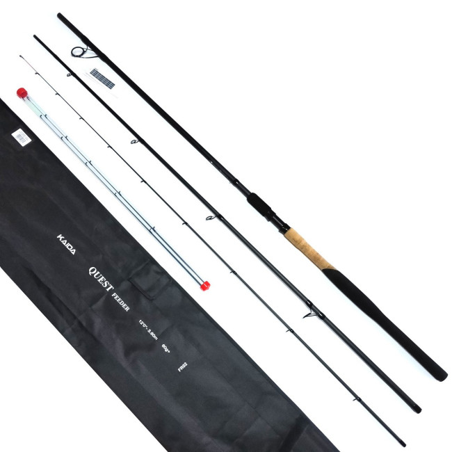 Удилище фидерное Kaida Quest Feeder 3.6м 60+ гр. (модель 2026года) фото-2 Удилище фидерное Kaida Quest Feeder 3.6м 60+ гр. (модель 2026года) фото-2