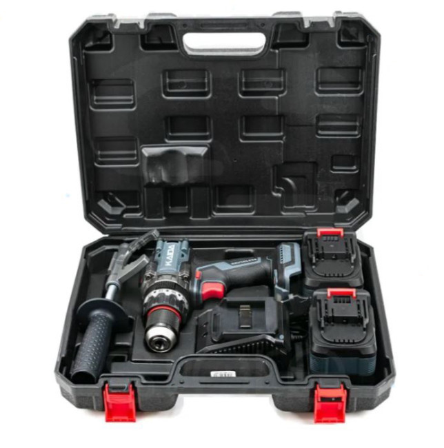 Шуруповерт-электробур Kaida BID-4 180 Нм, 21V, 2х8Ah в кейсе  фото-3