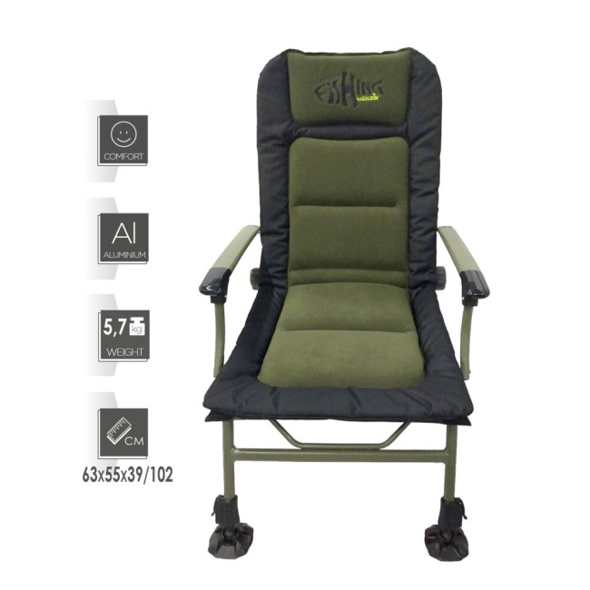 Кресло карповое Norfin CORBY NF фото-2