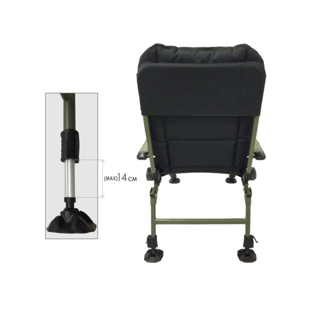 Кресло карповое Norfin CORBY NF фото-5