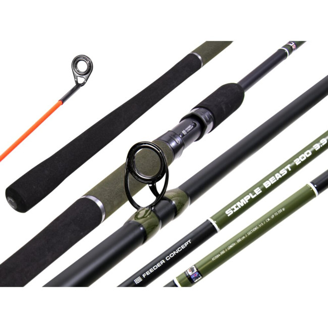 Фидерное удилище Feeder Concept Simple Beast 200, 3.9м, тест до 200гр - фото2
