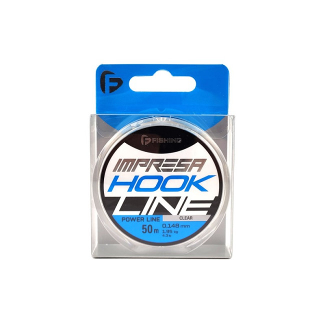 F-FISHING Леска Impresa Hook Line Clear 50м 0,148мм 1,95кг 4,3lb фото-2 F-FISHING Леска Impresa Hook Line Clear 50м 0,148мм 1,95кг 4,3lb фото-2