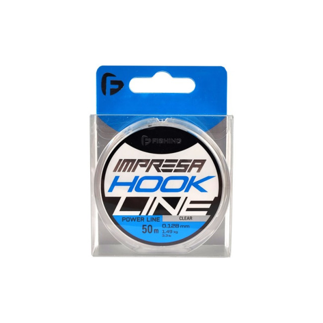 F-FISHING Леска Impresa Hook Line Clear 50м 0,128мм 1,49кг 3,3lb фото-2 F-FISHING Леска Impresa Hook Line Clear 50м 0,128мм 1,49кг 3,3lb фото-2